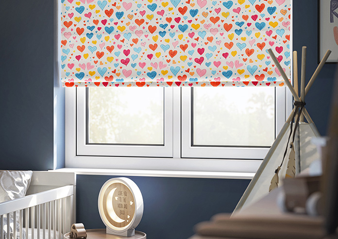 Sweetheart, Multi - Roman Blind - Image 5